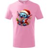 Dětské tričko - Vánoce - Stitch a punč