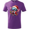 Dětské tričko - Vánoce - Stitch a punč