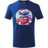 Dětské tričko - Vánoce - Stitch s kafíčkem