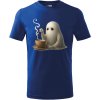 Dětské tričko - Halloween - Doušek kávy