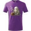 Dětské tričko - Halloween - Doušek kávy