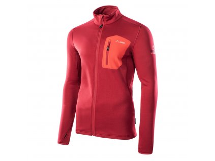 elbrus emino polartec panska bluza cervena2