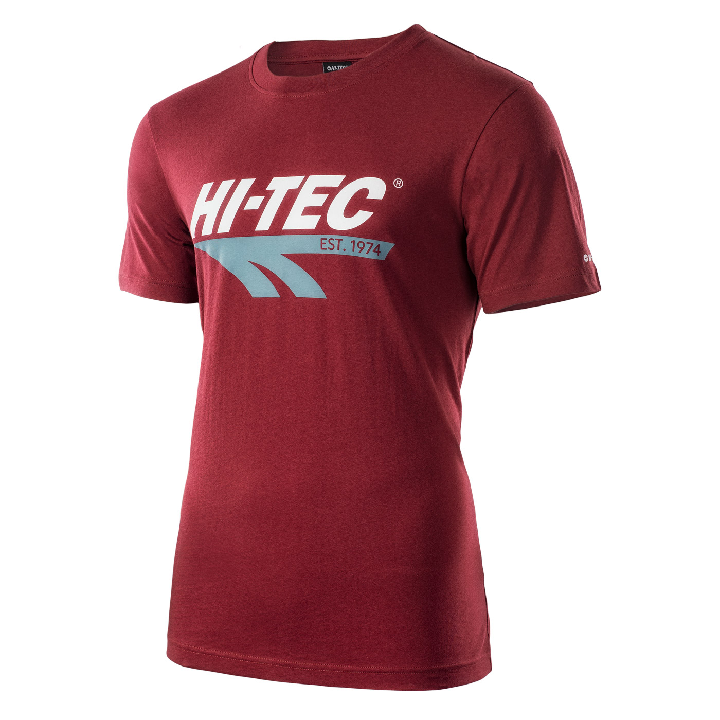 HI-TEC Retro - pánské retro tričko (červené) Barva: Červená (Pomegranate), Velikost: M