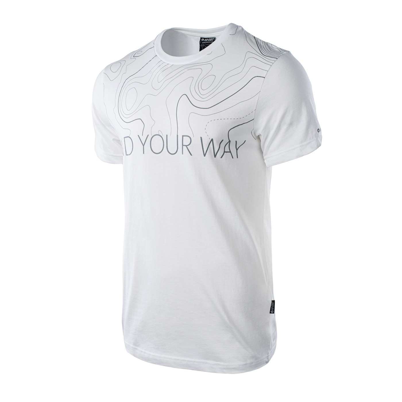 HI-TEC Isobar - pánské tričko Barva: Bílá (White/Grey), Velikost: M