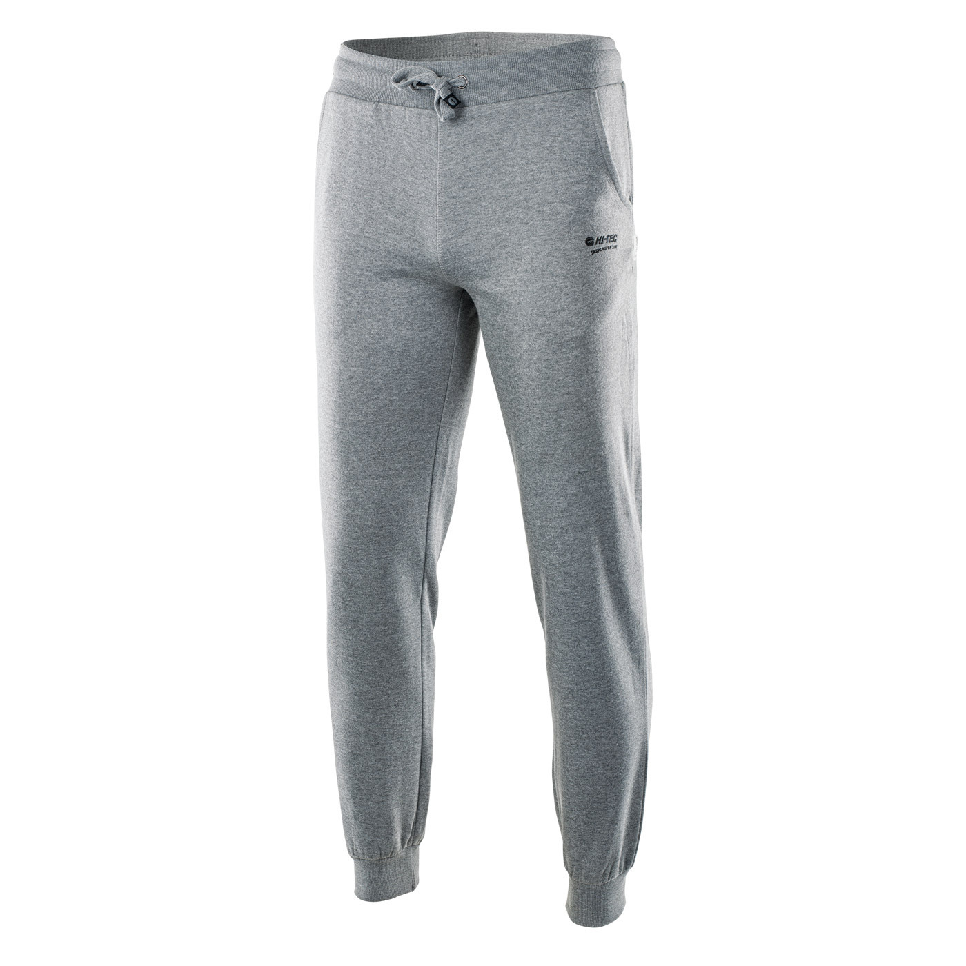 HI-TEC Melian - pánské sportovní tepláky (světle šedé) Barva: Šedá (Grey Melange), Velikost: XXL