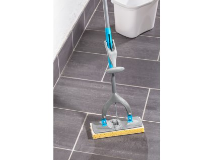 Ždímací mop na podlahu s houbou