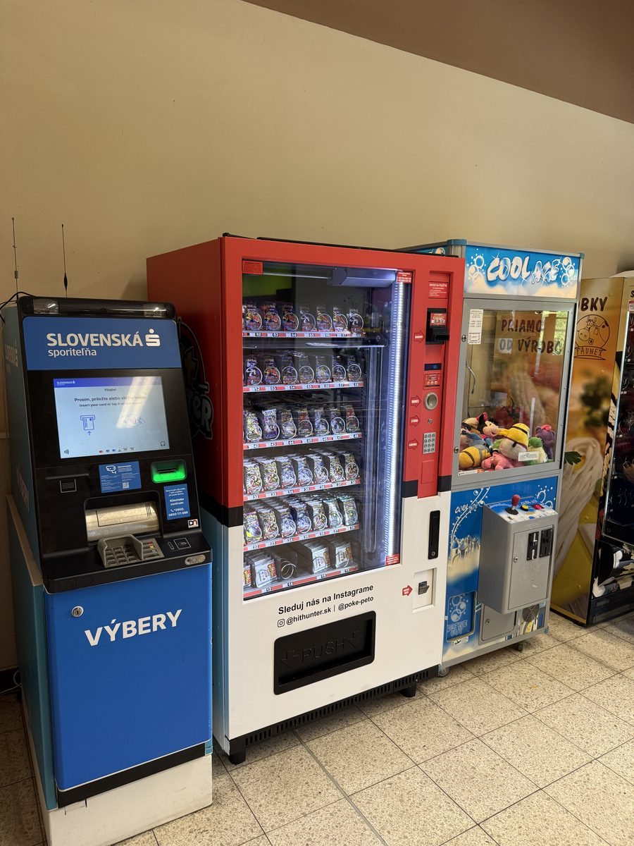Hithunter automat na Pokémon karty v Kauflande Banská Bystrica
