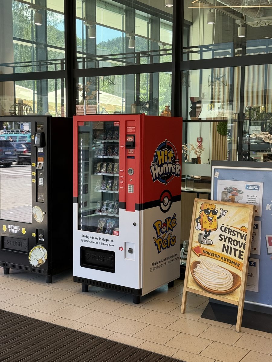 Hithunter automat na Pokémon karty v Kauflande Trenčín