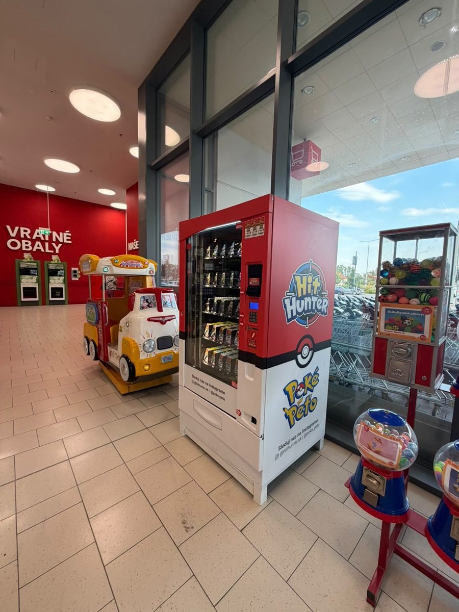 Hithunter automat na Pokémon karty v Kauflande Trnava