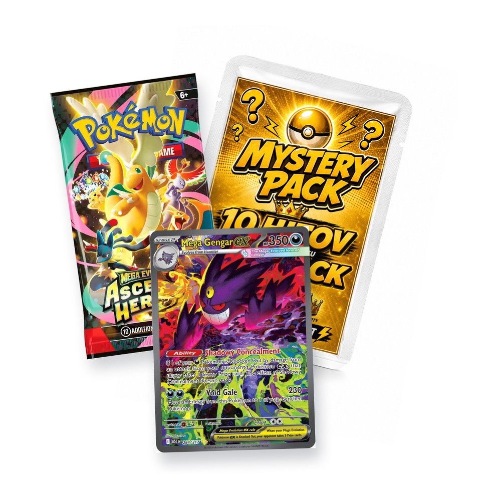 Hithunter god pack, booster Ascended Heroes a karta Mega Gengar ex