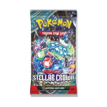 pokemon tcg sv07 stellar crown booster pack