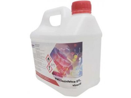 PWS dezinfekce ETL, balení 3 a 5 litrů