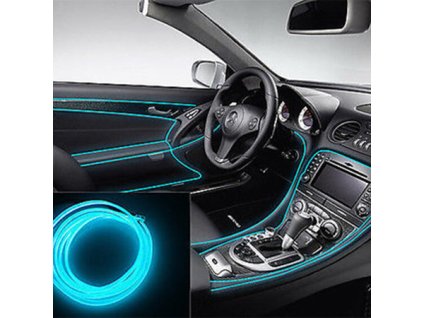 LED line light modrá v autě new