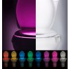 LED TOALET 16 RGB, barevné LED světlo na wc s pohybovým sensorem - 8 barev