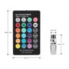 LED 2x T10 DO RGB, Set 2 LED autožárovek RGB do auta s paticí T10,dálkové ovládání