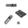 LED 2x T10 DO RGB, Set 2 LED autožárovek RGB do auta s paticí T10,dálkové ovládání