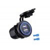 Autozásuvka 2x USB D255A kop www