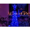 VOR STROM 480 svítící dekorační strom se záblesky, 480x LED, dvě výšky 1,4m a 2m, napájení 230V adaptér, svit bílá studená, bílá teplá, modrá a růžová