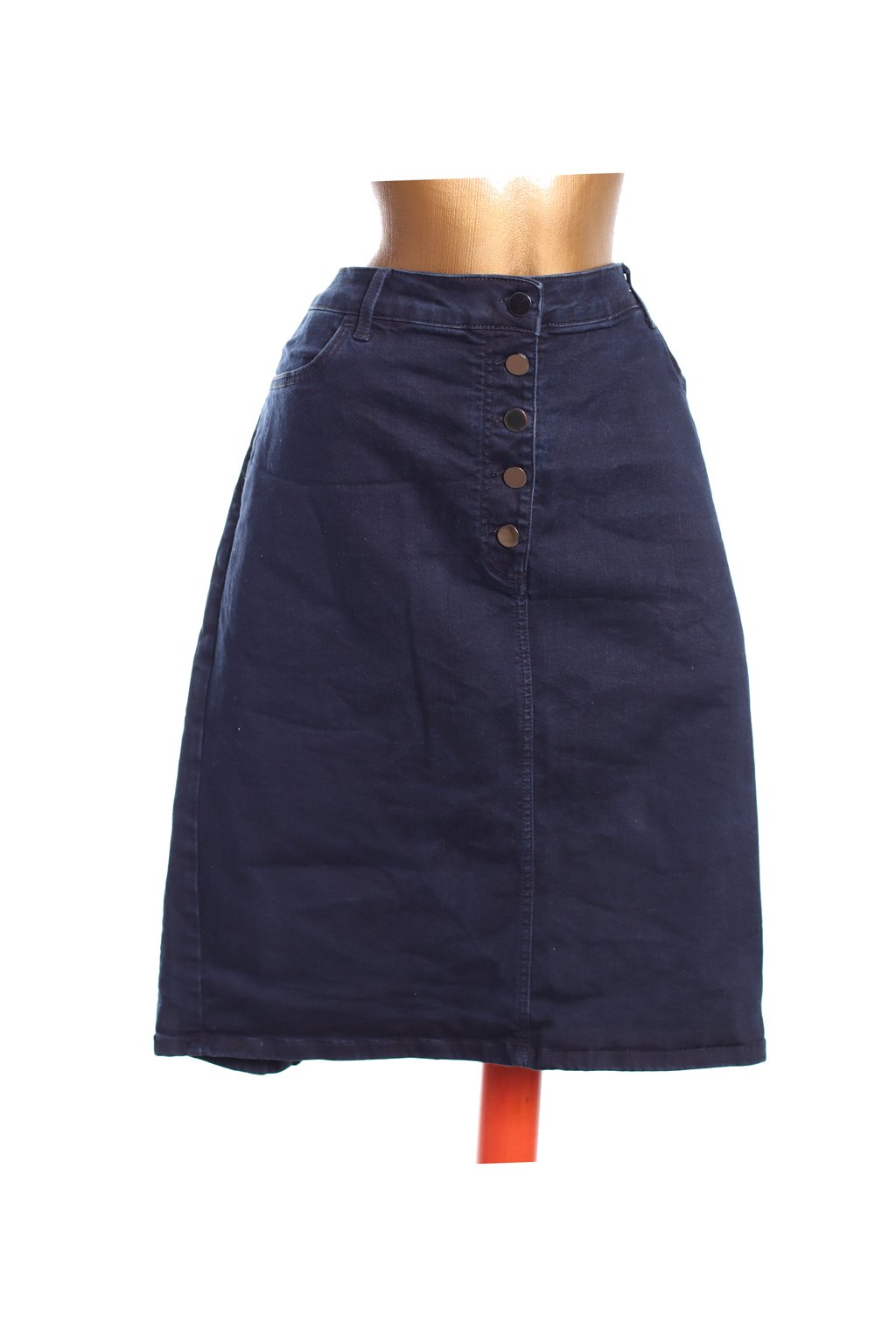 Dámská tmavě modrá džínová sukně / Marks&Spencer/ XXXXL (52) / ANGLIE