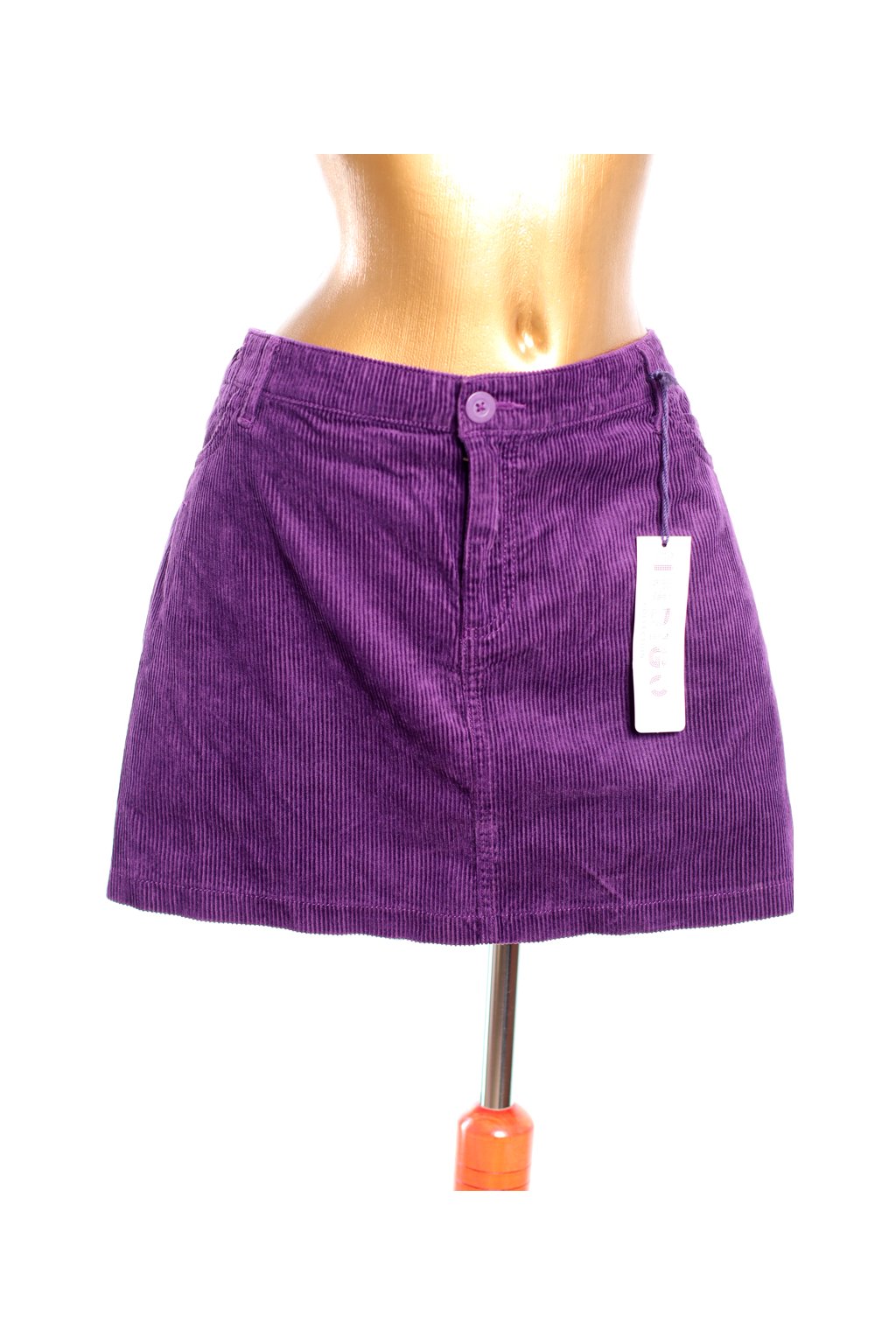 Dámská fialová manžestrová sukně / Marks&Spencer - XXXL (50) / ANGLIE