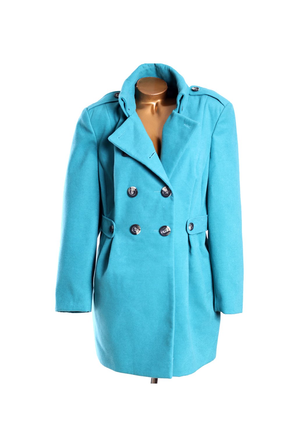 Dámský modrý elegantní kabát / NEXT - XXXL (48/50) / ANGLIE - Hitomat -  Monika Horká, móda pro plnoštíhléHitomat - Monika Horká, móda pro plnoštíhlé