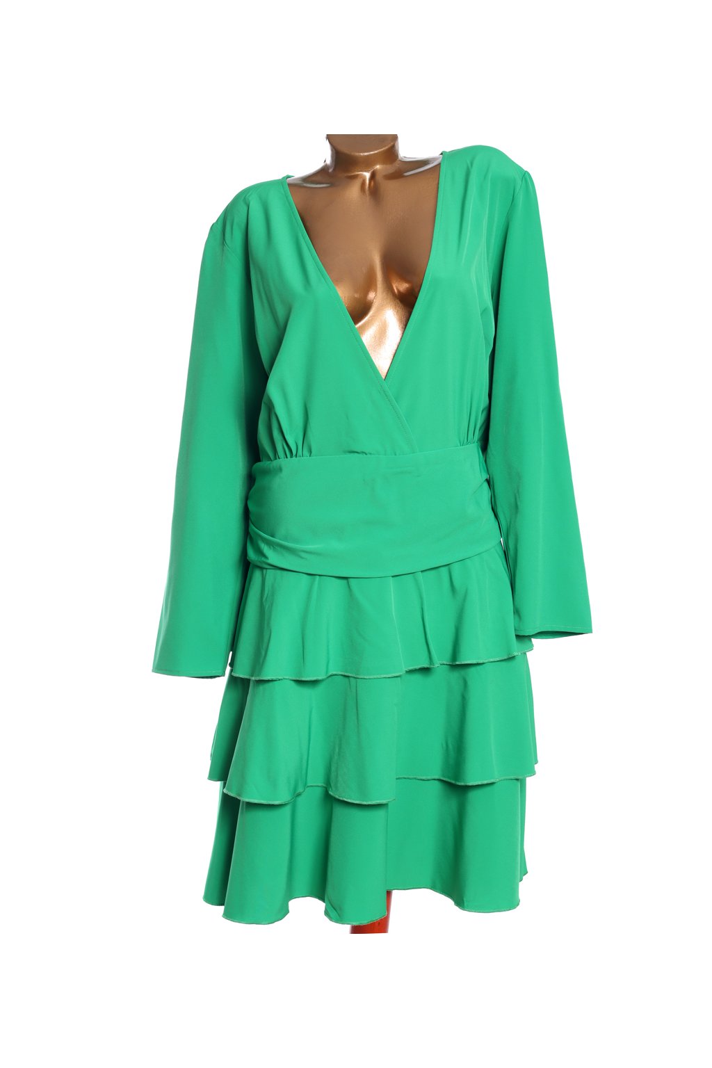 Dámské zelené elegantní šaty / Miss Guided / XXXXL (54) / ANGLIE