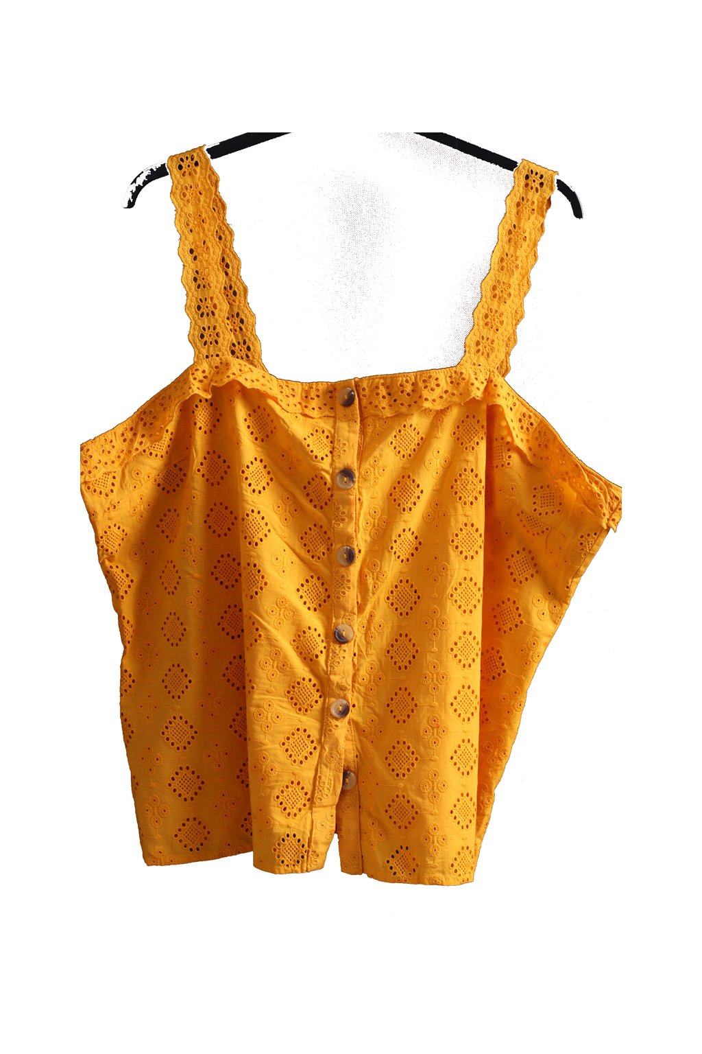 Dámská žlutá halenka s knoflíky / FALMER HERITAGE / XXXL (48) / UK 20 / ANGLIE