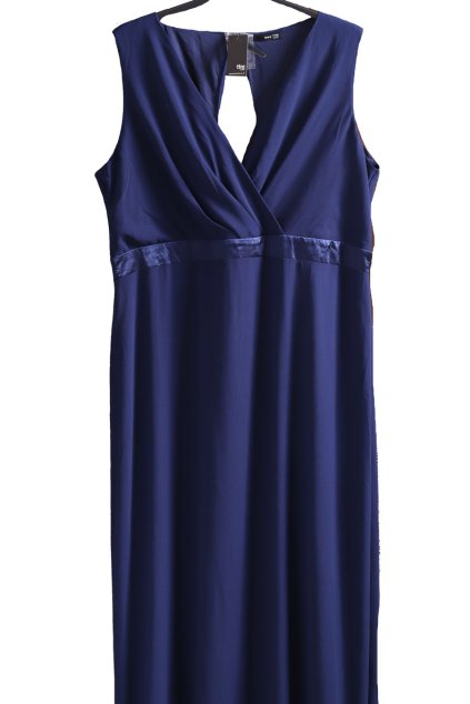 Dámské tmavě modré značkové společenské šaty / TFNC / XXXL/XXXXL (50/52) / ANGLIE - na štítku 52 / UK24