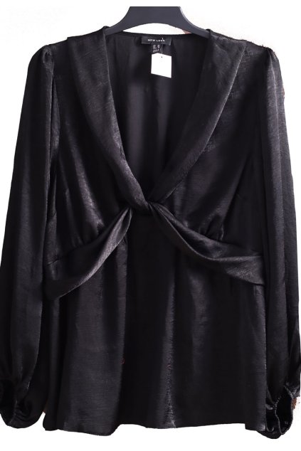 Dámská černá elegantní halenka / NEW LOOK / XXXL/XXXXL (48/50) / na štítku vel. 50/ UK 22/ ANGLIE