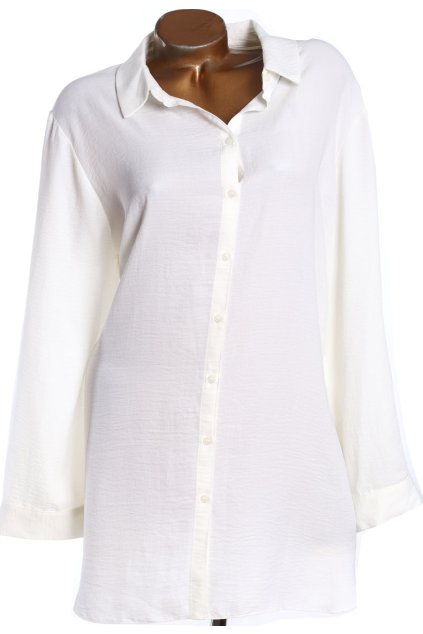 Dámská krémová košile  / GEORGE /  XXXXL+ (56) / na štítku vel. 50 / UK 22 / ANGLIE