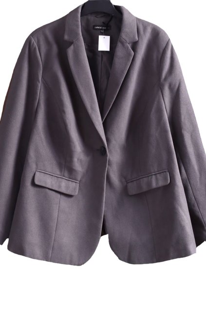 Dámské šedé zimní sako / CAPSULE / XXXL+ (58) / UK 30 / ANGLIE