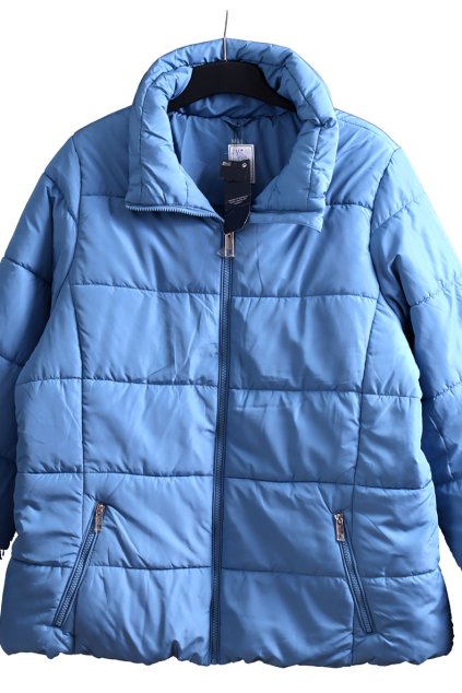 Dámská modrá zimní bunda / Marks & Spencer / XXXL (48/50) / ANGLIE (22)