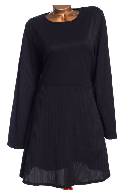 Dámské černé šaty / BOOHOO / XXXXL (52) / UK 24 / ANGLIE