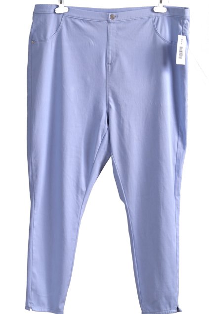Dámské krásně modré elastické kalhoty /GEORGE / XXXL (52/54) / UK 24/ ANGLIE