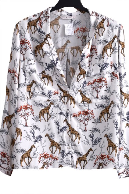 Dámská viskozová halenka Safari / TU/ - XXXL (48/50) /  UK 22 ANGLIE