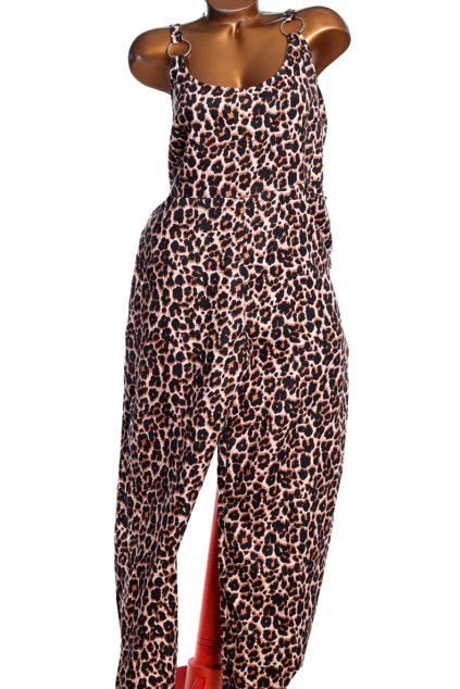 +SLEVA/zip + Dámské hnědo-černo-bílé gepardí lacláče / V BY VERY / (48) / UK 20 / ANGLIE