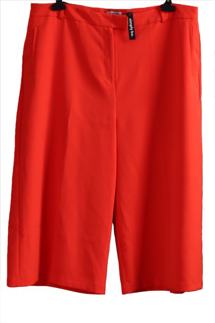 Dámské oranžové jarní 3/4 kalhoty / SIMPLY BE / XXXXL (52) UK 24 / ANGLIE