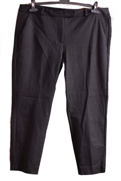 Dámské černé elegantní kalhoty / MARKS&SPENCER / XXXL (48) / ANGLIE