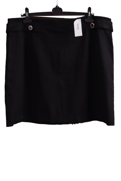 Dámská černá elastická sukně / George / (50/52) / UK 24 / ANGLIE