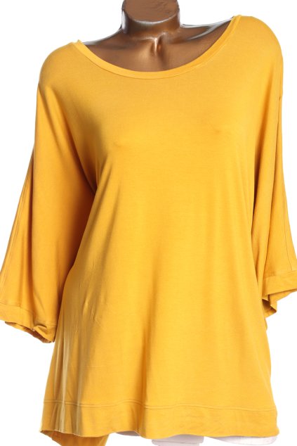 Dámské hořčicovátriko / MS - XXXXL (54)/ UK 26 / ANGLIE