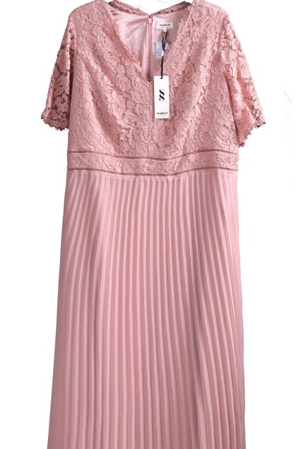 Dámské luxusní značkové krajkové šaty - luxusní značka - PC 5500,- / STUDIO8/ / XXXXL (54) / na štítku UK 26 / ANGLIE