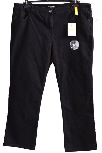 Dámské černé  elastické kalhoty/ džíny  / TU  / XXXL (50) / UK 22/ ANGLIE