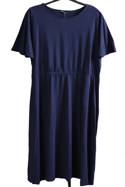 Dámské tmavě modré šaty / Marks & Spencer / XXXXL (50) / UK 22 / ANGLIE