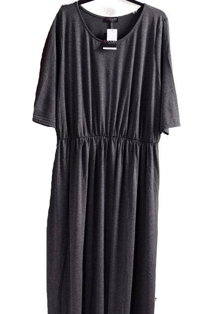 Dámské šedé šaty / YOURS  / XXXXL (54-56) / UK 26-28 / ANGLIE