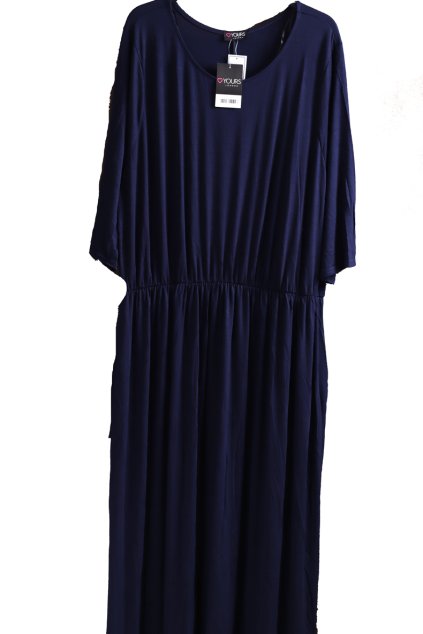 Dámské tmavě modré šaty / YOURS /  XXXXL+ (54/56) / UK 26/28 / ANGLIE