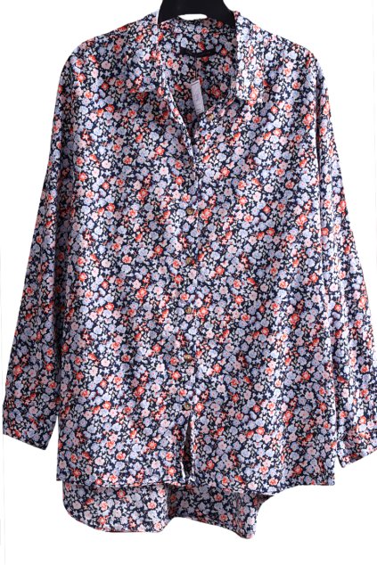 Dámská barevná květovaná košile / M&S / (50) / UK 22 / ANGLIE