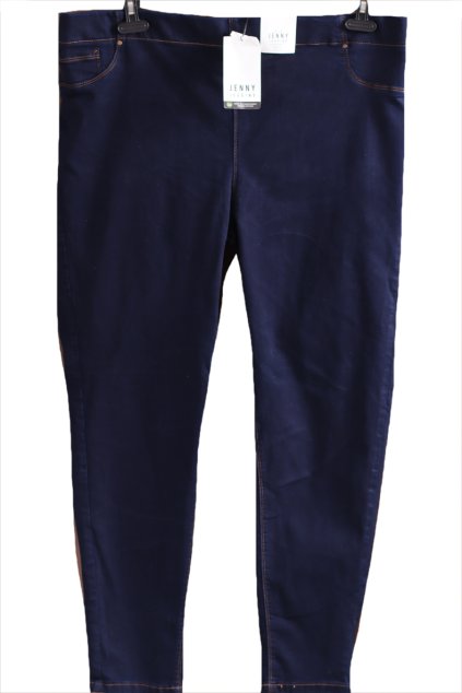 Dámské tmavě modré džíny  / JENNY JEGGING / XXXXL (52/54) / UK 26  / ANGLIE