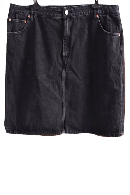 Dámská denim černá sukně / ASOS /  XXXXL (54)  / UK 26 / ANGLIE