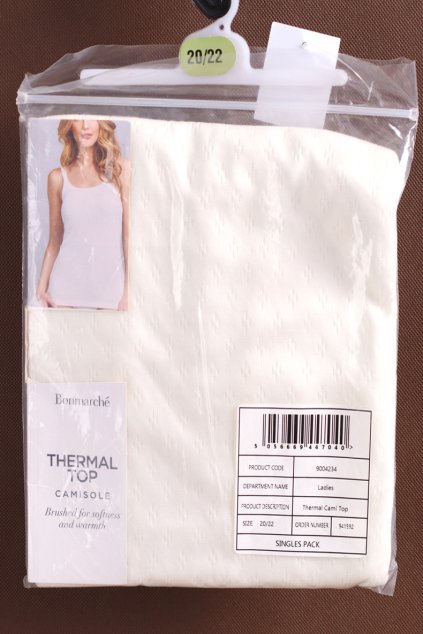 Dámské bílé termo triko  / BONMARCHÉ / XXL (48/50) / UK 20/22  / ANGLIE