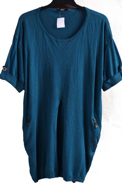 Dámská svetrová tyrkysová halenka / Marks & Spencer / XXL (42) / UK 14 / ANGLIE